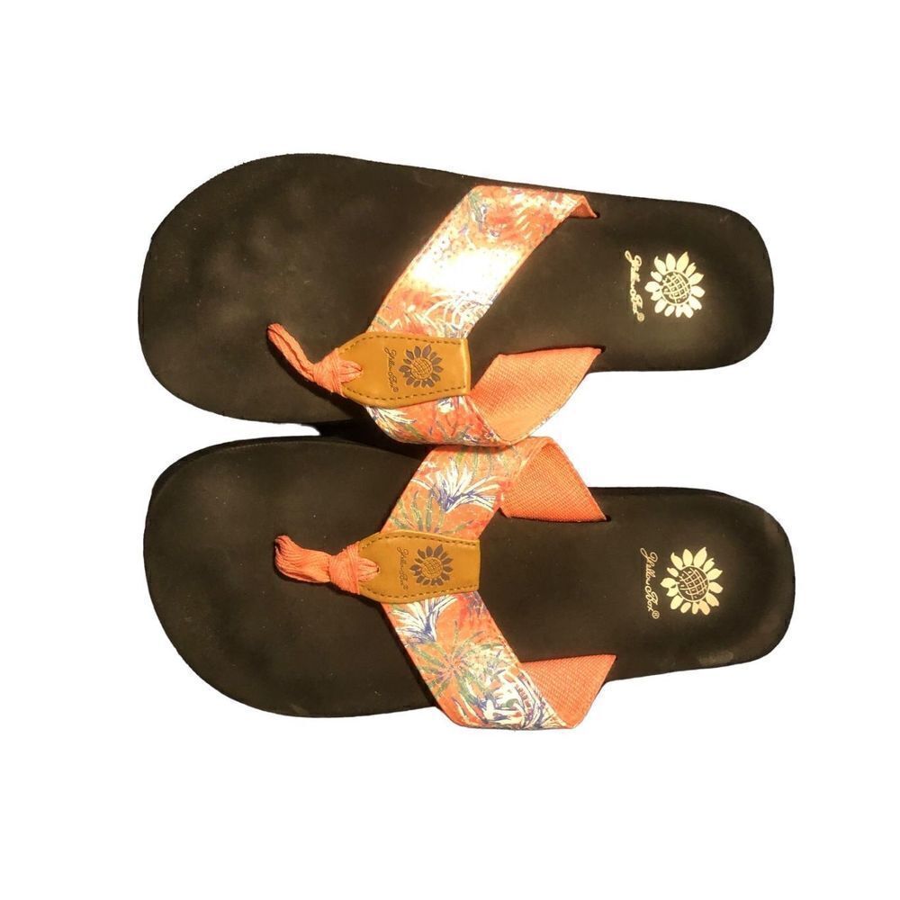Yellow Box Flip Flops - Picture 3 of 7